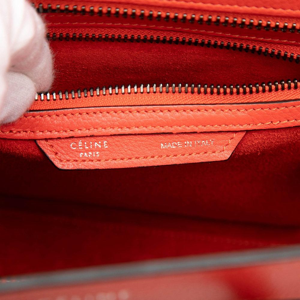 Pre-Loved Celine Micro Leather Luggage Tote - Picture 5 of 7